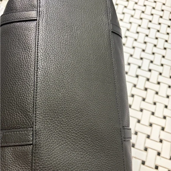 SOLD OUT
Black and Tan Leather Tote Bag - Picture 11 of 11